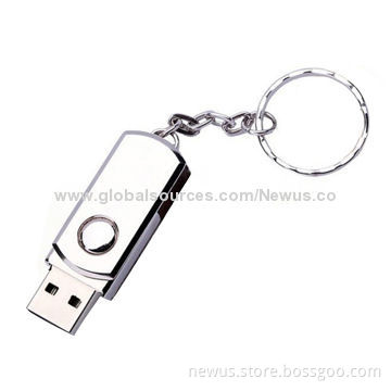 Silver Metal USB Flash Drives, 2G/128G 2.0/3.0 Pen Sticks